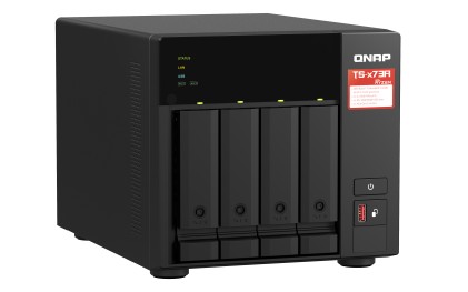 QNAP TS-473A NAS Tower Collegamento ethernet LAN Nero V1500B