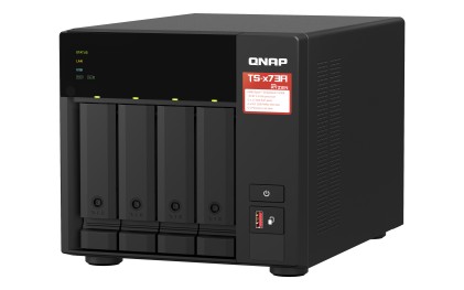 QNAP TS-473A NAS Tower Collegamento ethernet LAN Nero V1500B
