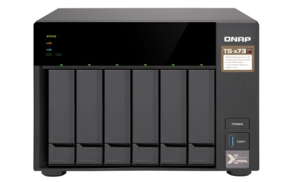 QNAP TS-673 RX-421ND Collegamento ethernet LAN Tower Nero NAS