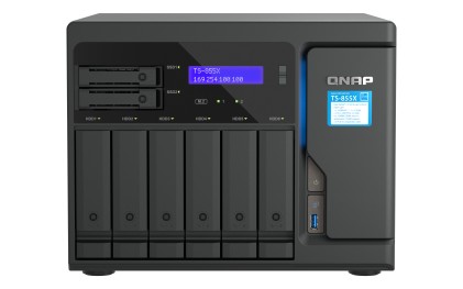 QNAP TS-855X SAN Tower Intel Atom C5125 8 GB DDR4 0 TB QNAP QTS Nero