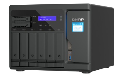QNAP TS-855X SAN Tower Intel Atom C5125 8 GB DDR4 0 TB QNAP QTS Nero