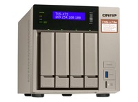 QNAP TVS-473e-8G 4-Bay NAS AMD RX-421BD 2.1-3.4 GHz 8GB DDR4 RAM max 64GB 4x 2.5inch/3.5inch + 2x M.2 2280/2260 SATA 6Gb/s slots