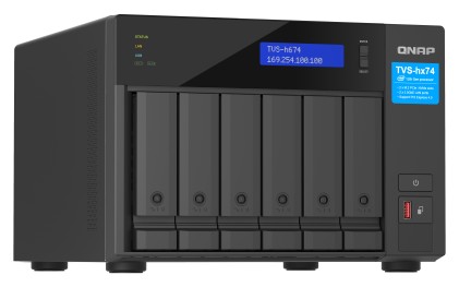 Qnap Nas Tvs-H674-I5-32G 6Hd 3,5&#34;- 2,5&#34;Sata Usb Ddr4 Sodimm Cpu 6 Core I5-12400