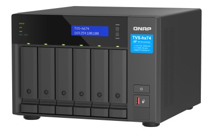 Qnap Nas Tvs-H674-I5-32G 6Hd 3,5&#34;- 2,5&#34;Sata Usb Ddr4 Sodimm Cpu 6 Core I5-12400