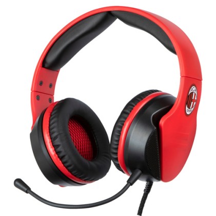 Cuffie Gaming Qubick Ac Milan Acmu0035