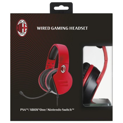 Cuffie Gaming Qubick Ac Milan Acmu0035