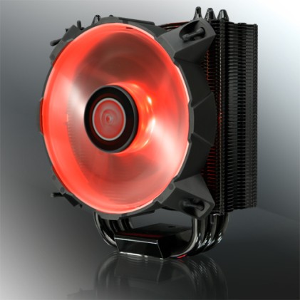 CPU Cooler Raijintek Leto Heatpipe red LED - 120mm