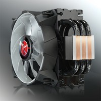 CPU Cooler Raijintek Leto Heatpipe red LED - 120mm
