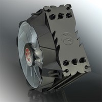 CPU Cooler Raijintek Leto Heatpipe red LED - 120mm