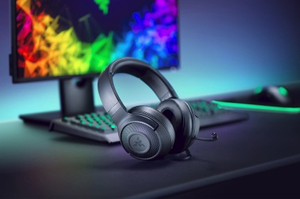 Cuffie da gaming Razer Kraken X Lite - Audio surround 7.1 - Multipiattaforma - Nere