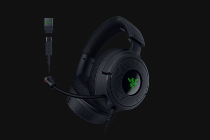 Razer Kraken V4 X Auricolare Cablato A Padiglione Gaming USB Type-C / USB Type-A Nero
