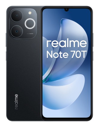 realme Note 70T 17,1 cm (6.74") Doppia SIM Android 15 4G USB tipo-C 4 GB 128 GB 6000 mAh Nero