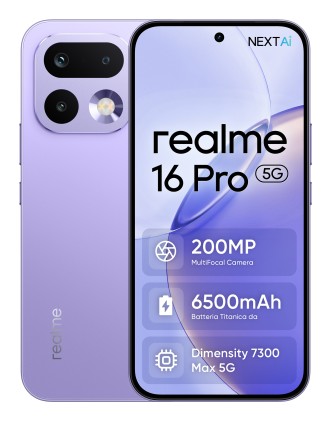 Realme Smartphone 16 Pro 5G 512Gb 8Gb Orchid Purple