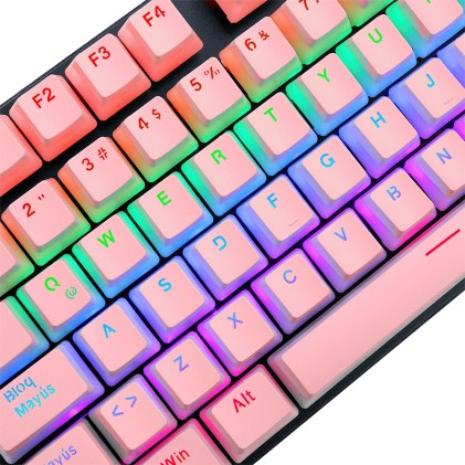 REDRAGON Keycaps Sacarab Pink - Rosa Coperchio per tastiera