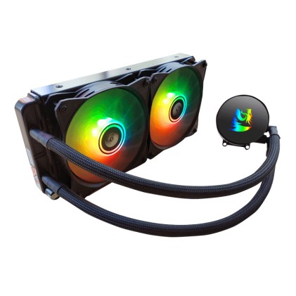 REDRAGON CCW3000 sistema di raffreddamento per computer Processore Raffreddatore di liquidi tutto in uno 12 cm Nero 1 pz