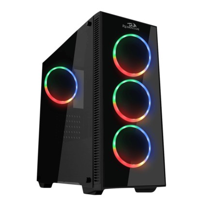 REDRAGON GC-601 PRO computer case Mini Tower Nero, Traslucido