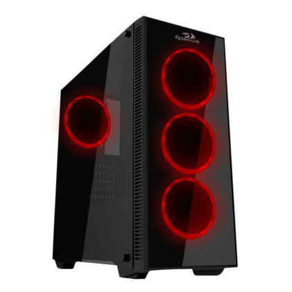 REDRAGON GC-601 PRO computer case Mini Tower Nero, Traslucido