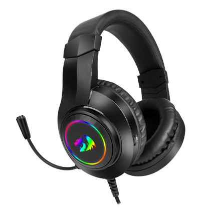 REDRAGON H260 HYLAS RGB Auricolare Cablato A Padiglione Giocare USB tipo A Nero