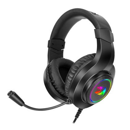REDRAGON H260 HYLAS RGB Auricolare Cablato A Padiglione Giocare USB tipo A Nero