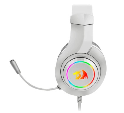 REDRAGON H260 RGB Auricolare Cablato A Padiglione Giocare USB tipo A Bianco