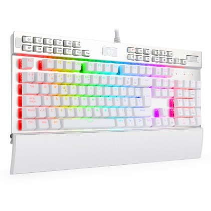 REDRAGON K550W-1-SP tastiera USB QWERTY Spagnolo Bianco