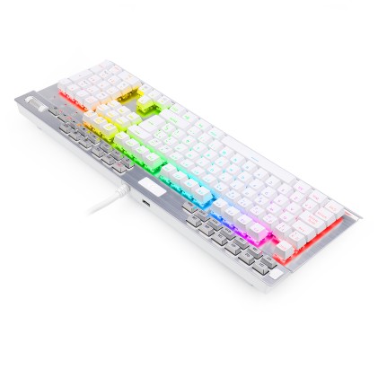 REDRAGON K550W-1-SP tastiera USB QWERTY Spagnolo Bianco