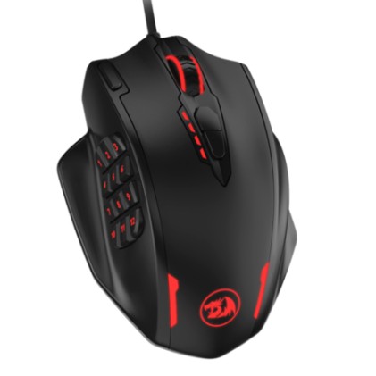 REDRAGON M908 IMPACT mouse Mano destra USB tipo A Ottico 12400 DPI