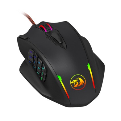 REDRAGON M908 IMPACT mouse Mano destra USB tipo A Ottico 12400 DPI