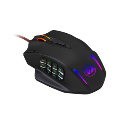 REDRAGON M908 IMPACT mouse Mano destra USB tipo A Ottico 12400 DPI