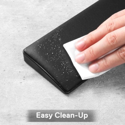 Poggiapolsi per tastiera Redragon Meteor S - Base antiscivolo - Facile da pulire - Dimensioni 28,9x7,3x2 cm - Colore nero