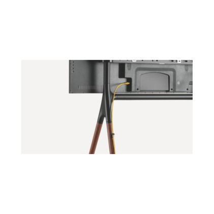 Staffa  Pavimento Per Tv 64-70 40Kg Elegant 70W Nero / Noce