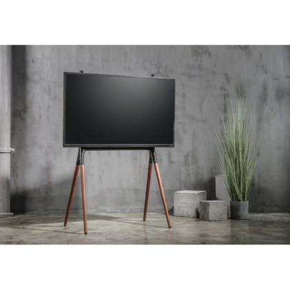Staffa  Pavimento Per Tv 64-70 40Kg Elegant 70W Nero / Noce