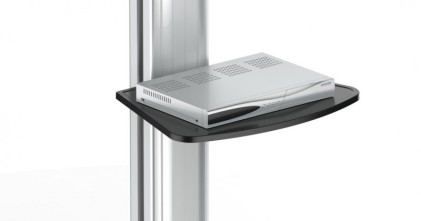 Staffa Tv/Monitor 37"/70" Da Terra Max50Kg Ruota 90 Carrello Ruote