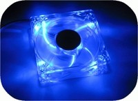 Revoltec Ventola da 120mm a 1200 giri a Led Dark Blue