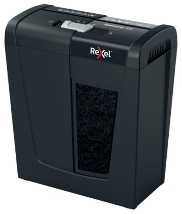 Rexel Secure S5 distruggi documenti Taglio a striscia 70 dB Nero