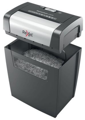Rexel Momentum X308 distruggi documenti Taglio a particelle Nero, Grigio