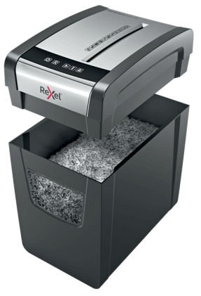 Rexel Momentum X410-SL distruggi documenti Triturazione incrociata Nero, Grigio