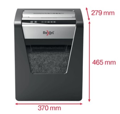 Rexel Momentum X415 distruggi documenti Triturazione incrociata Nero, Grigio