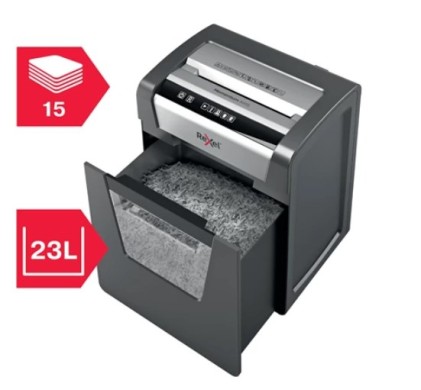 Rexel Momentum X415 distruggi documenti Triturazione incrociata Nero, Grigio