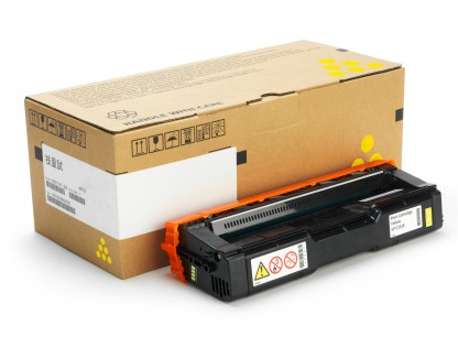 ORIGINALE Ricoh toner giallo 407719 SP C252HEY 6000 pagine