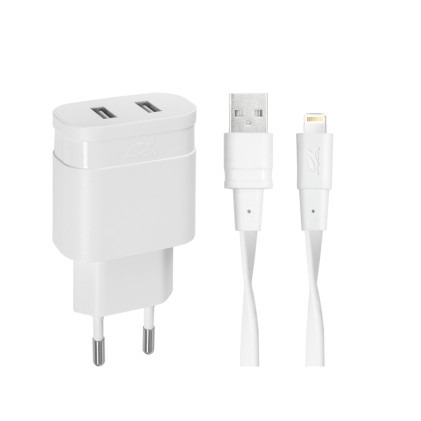 Aliment. 2Usb Per Iphone Mfi Lightn In Cable Incluso White
