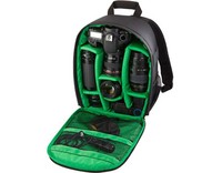 Zaino In Poliestere Per Fotocamere Reflex Slr Nero