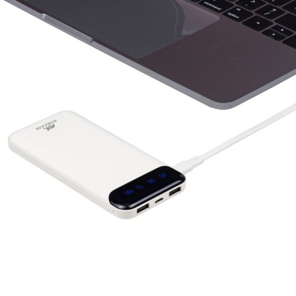 Battery Bank 10.000 Mah Per Smartphone E Tablet Con Display