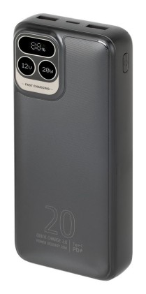 Battery Bank  (20000 Mah) Pd 20W Con Lcd Nera