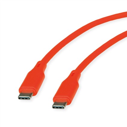 Roline Cavo Usb Colorato, 1M, Arancione