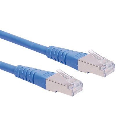 Roline Cavo S/Ftp (Pimf) Patchcord Cat.6/Class E, Blu, 20M