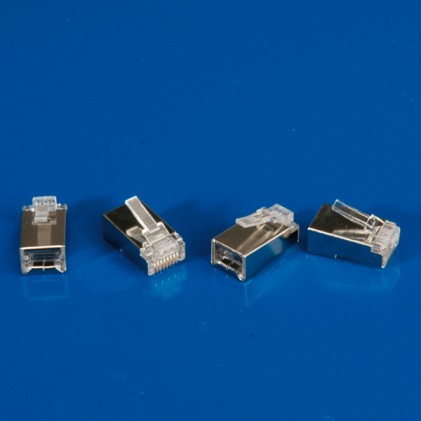 Roline Cat 6 Class E Modular Plug  Stp  For Stranded Wire 10 Pz