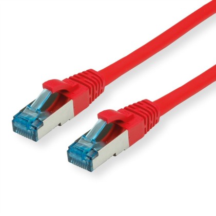 Value Cavo S/Ftp (Pimf) Patchcord Cat 6A, Class Ea, Rosso, 1,5M