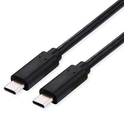 Cavo Usb 4 C-C 1Mt M/M Bk 100W Contatti Dorati Pd 20V/5A 40Gbit/S