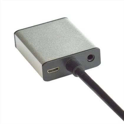 Adattatore Hdmi-Vga M/F + Audio Con Cavo Value